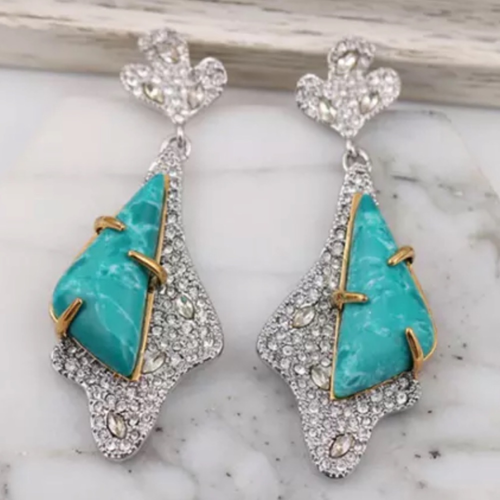 ALEXIS BITTAR • Roxbury Crystal Encrusted Earrings - Picture 4 of 5